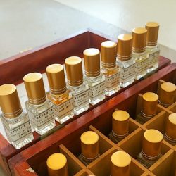 essential oils box of samples